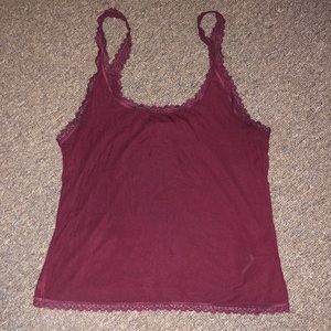 Maroon AEO tank top